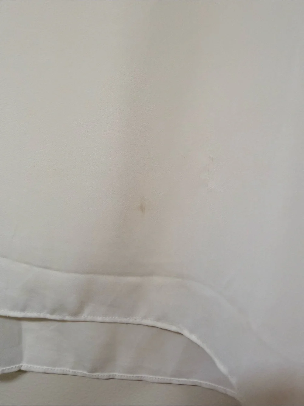 LOFT Cream Lightweight Round-Neck Blouse - Picture 5 of 5
